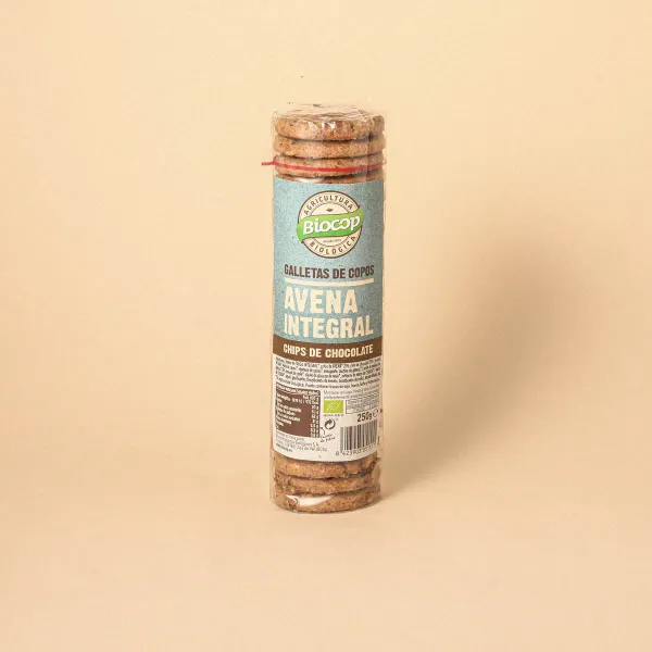 Galleta avena integral chocolate Biocop 250g