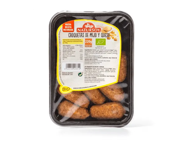 Croquetas mijo queso Natursoy 220g