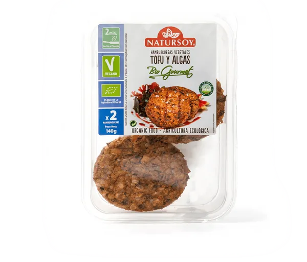 Hamburguesa tofu algas Natursoy 160g