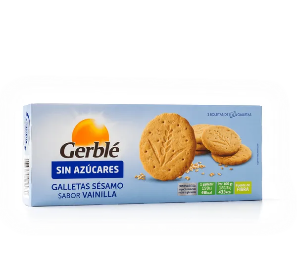Galletas sésamo vainilla s/a Gerble 150g