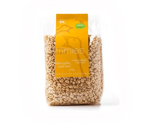 Trigo hinchado con miel Ecobasics 250g