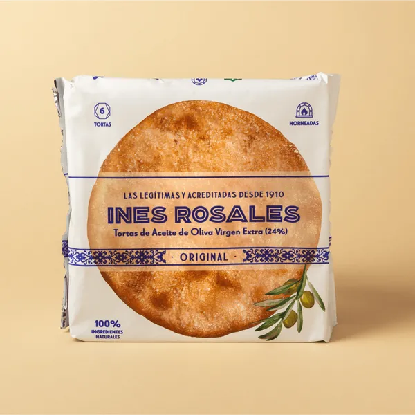 Torta de aceite 6ud. INÉS ROSALES 180g
