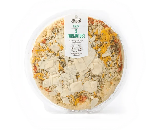 Pizza 5 quesos Ametller Origen 365g