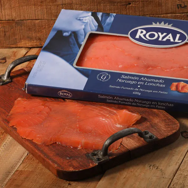 Lomo de salmón ahumado Royal 400g