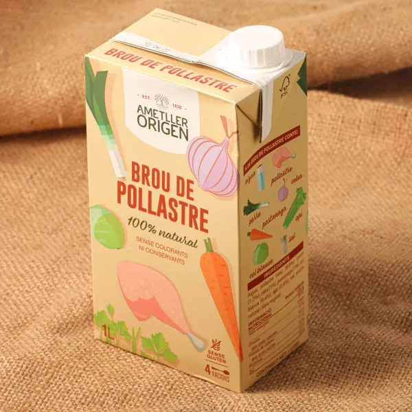 Caldo pollo Ametller Origen 1l