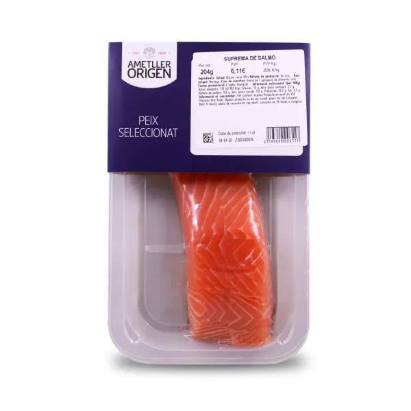 Suprema de salmon 200gr