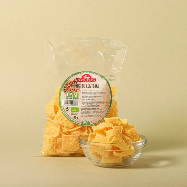 Chips de lentejas Natursoy 65g