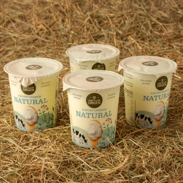 Yogur natural cremoso Ametller Origen 125g - 4uds.