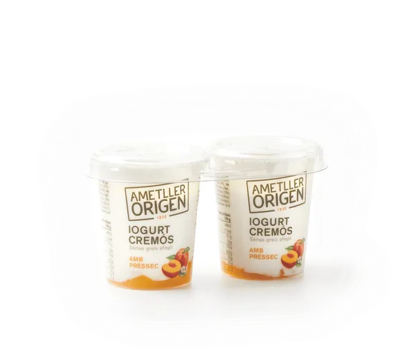 Yogur bicapa melocotón Ametller Origen 125g