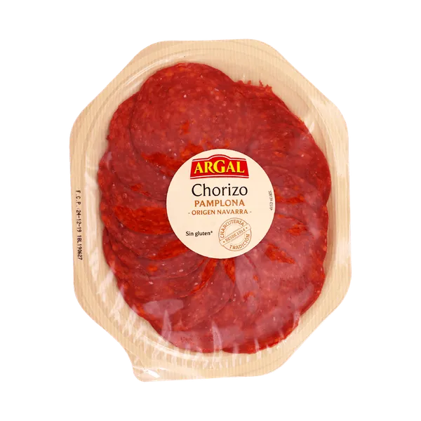 Plato chorizo pamplonica Argal 80g