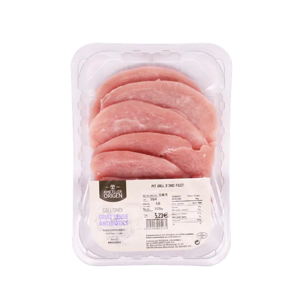 Pechuga pavo filet Ametller Origen