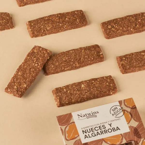 Barritas nueces y algarroba NATWINS 80g
