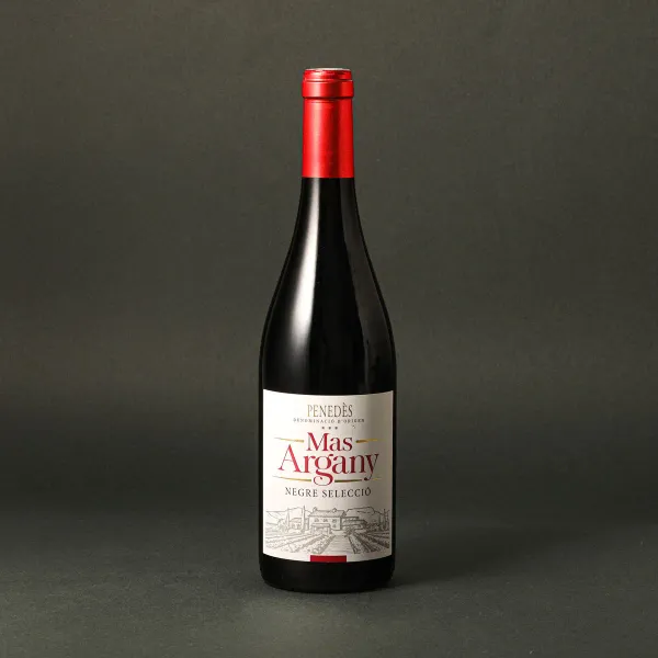 Vino tinto selección Mas Argany 75cl D.O. Penedès