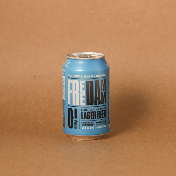 Cerveza en lata Free DAMM 33cl
