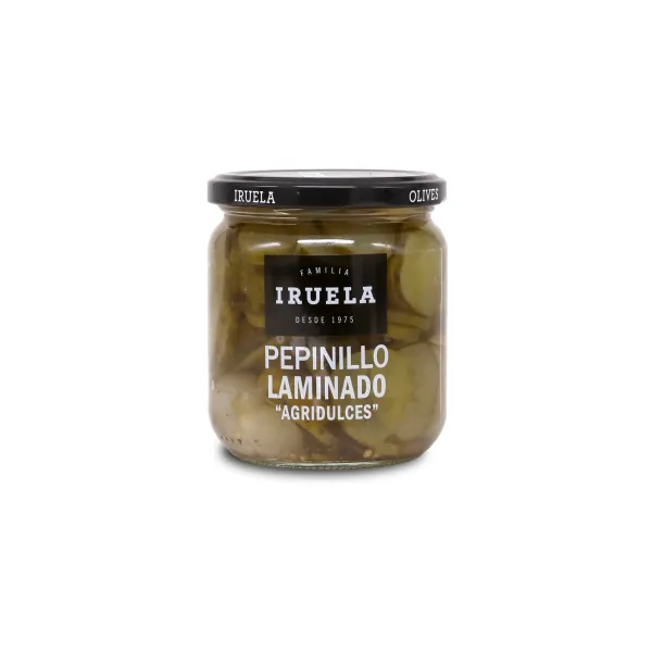 Pepinillo laminado IRUELA 150G peso escurrido