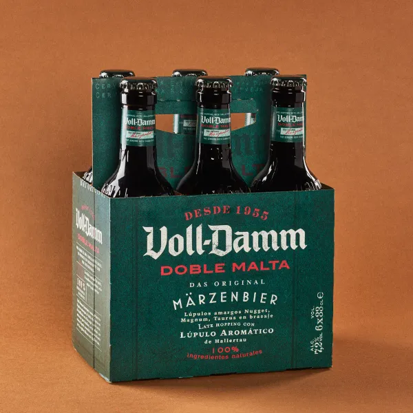 Cerveza Voll DAMM 33cl - pack 6uds.
