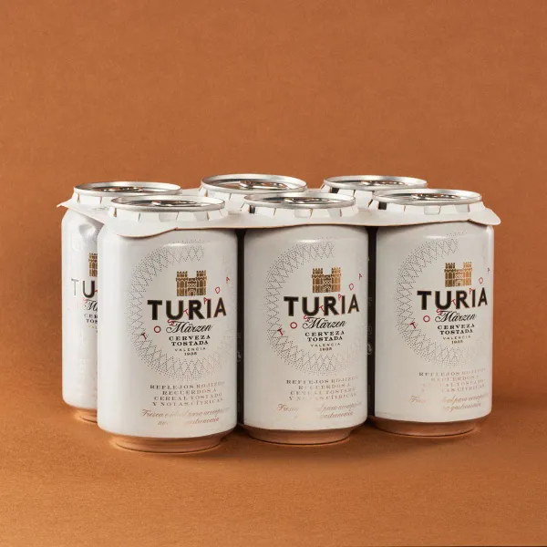 Cerveza en lata TURIA 33cl - pack 6uds.