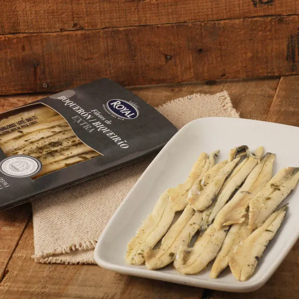 Boquerones con ajo y perejil ROYAL 80g