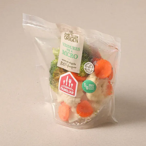 Mix Coliflor, Brócoli, Zanahoria Ametller Origen 320gr