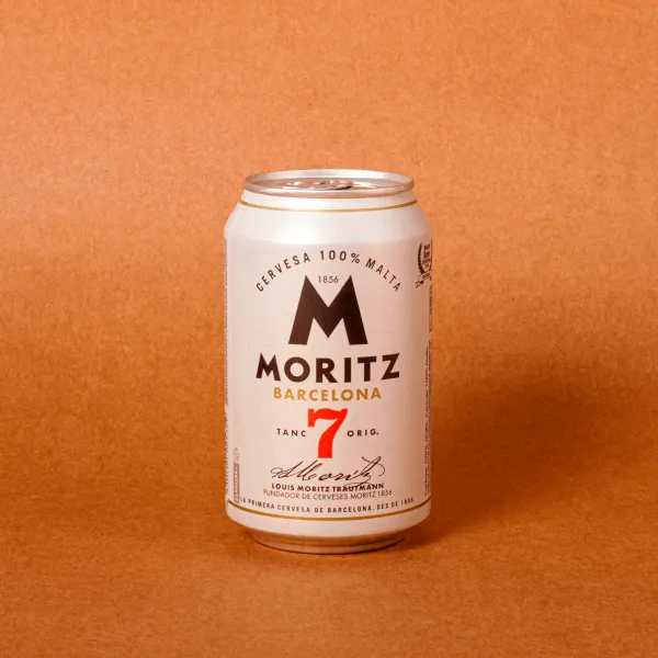 Cervesa en lata MORITZ 7 33cl