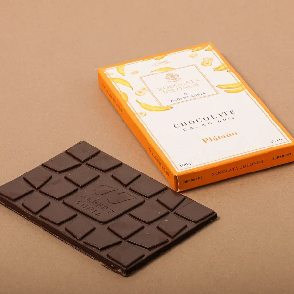 Chocolate negro con plátano JOLONCH 100g
