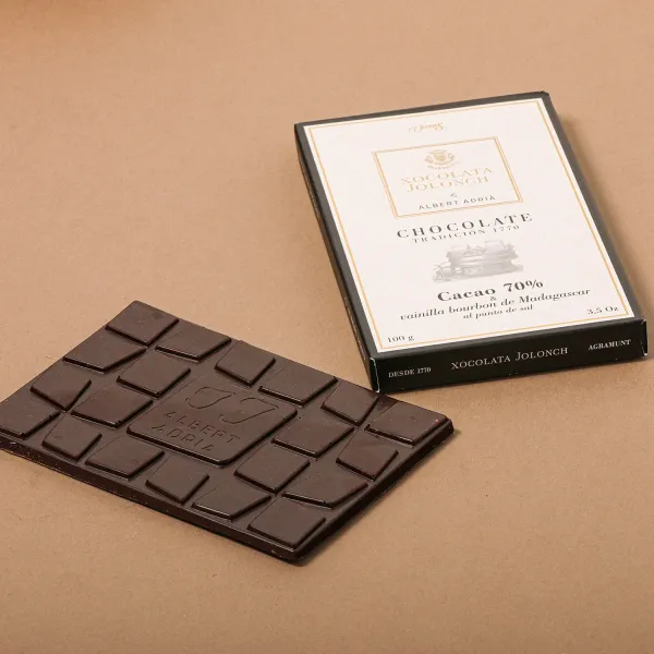 Chocolate negro con vainilla JOLONCH 100g
