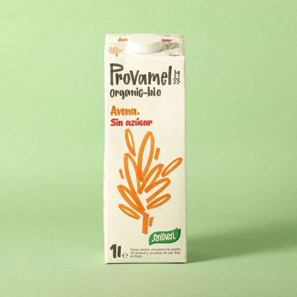 Bebida avena s/azúcar Bio PROVAMEL 1l.