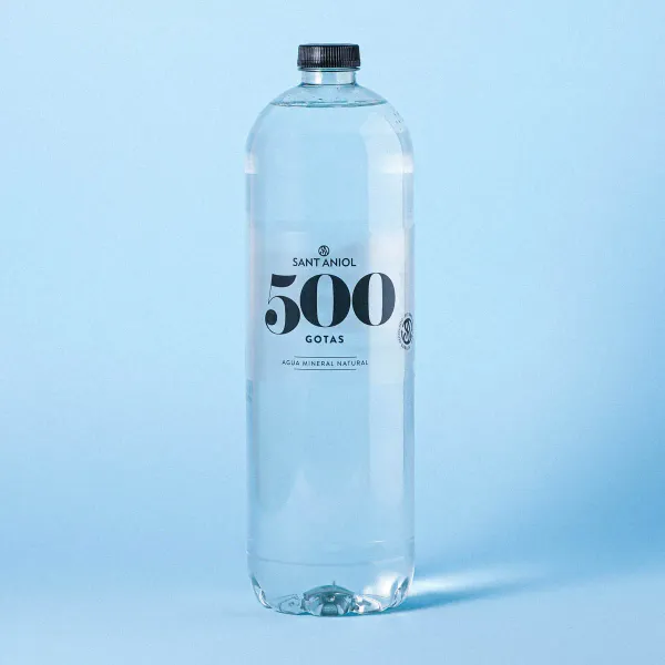 Agua natural 500gotes SANT ANIOL 1,5l.