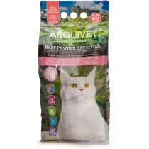 Arquivet Arena Aglomerante Baby Powder con Aroma Talco para Gatos