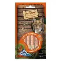 Natural Greatness Snack Cremoso Pollo con Atún y Langosta para Gatos