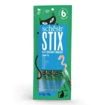 Schesir Stix Snack Creamy Atún para Gatos