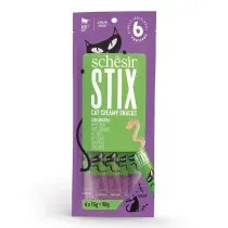 Schesir Stix Snack Creamy Pato para Gatos