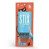 Schesir Stix Snack Creamy Salmón para Gatos