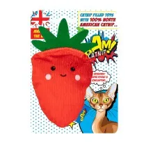 Juguete para Gatos Sally Strawberry con Catnip BAM!