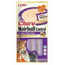 Churu Hairball Control Puré Receta de Atún para Gatos