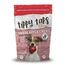 Tippy Taps Snack de Manzana Roja para Perros