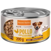 Nature’s Variety Paté Pollo y Verduras Lata para Perros Mini Adultos