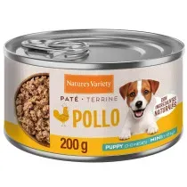 Nature’s Variety Paté de Pollo Lata para Cachorros Mini