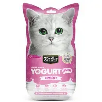 Kit Cat Yogurt Yums Liofilizado Sabor Arándano Rojo para Gatos