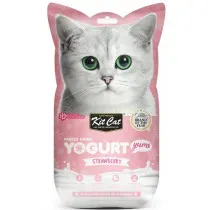 Kit Cat Yogurt Yums Liofilizado Sabor Fresa para Gatos
