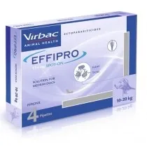 Effipro 134 mg Perros Mediano pipetas (10 - 20 kg)