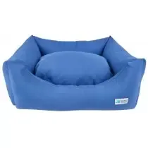 Cuna Mullida Azul Lisa