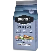 Ownat Grain Free Prime Senior Chicken & Turkey Perros