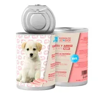 BVS Vet Shop Puppy con Ternera Lata para Cachorros