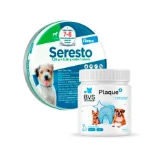 Seresto -8 kg + Plaque Plus 60 gr