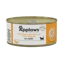 Applaws Lata Gatos Adultos Pollo con Queso