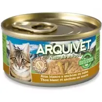 Arquivet Gato Atún Blanco y Anchoas en Salsa Lata