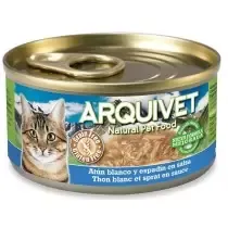Arquivet Gato Atún Blanco y Espadín en Salsa Lata