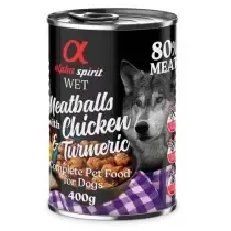 Alpha Spirit Albóndigas Pollo y Cúrcuma Para Perros