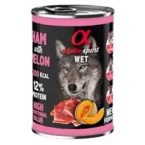 Alpha Spirit Jamón con Melón Perro Latas